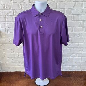 Peter Millar Men's Deep Purple Polo